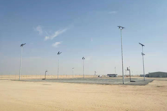 Install in desert Saudi Arabia