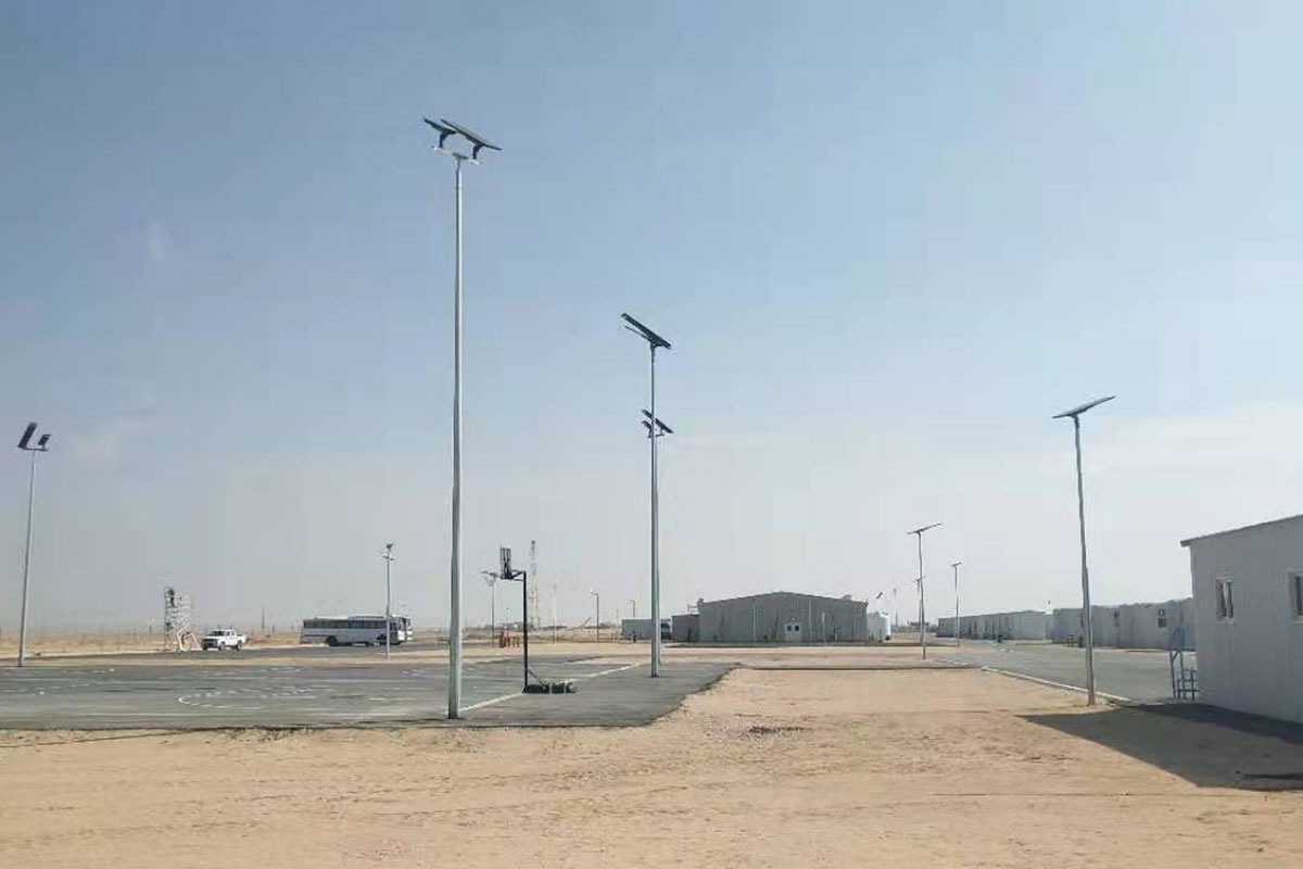 Install in desert Saudi Arabia